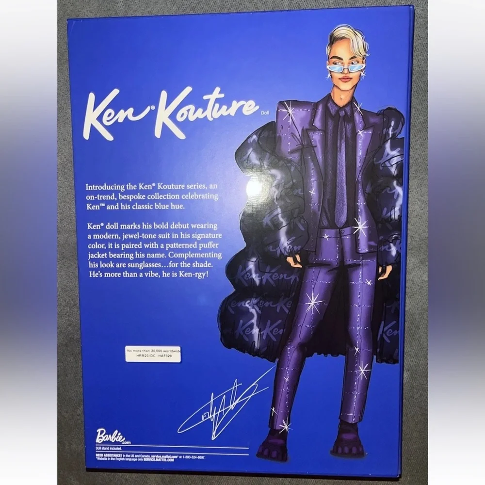 Mattel Creations Barbie Signature Gold Label Ken Kouture #1 Doll NRFB